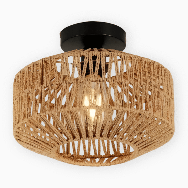 Hem & Trädgård > Belysning > Belysningsarmaturer > Taklampor Handgjord Rattan Taklampa