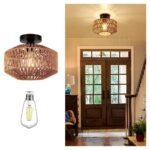 Hem & Trädgård > Belysning > Belysningsarmaturer > Taklampor Handgjord Rattan Taklampa