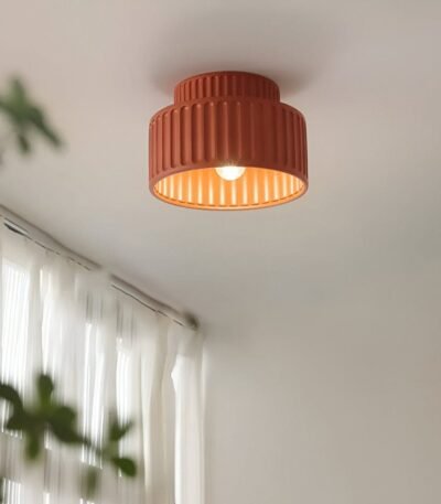 Hem & Trädgård > Belysning > Belysningsarmaturer > Taklampor Infälld Taklampa med Kant av Harts