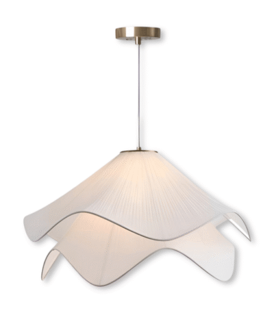 Hem & Trädgård > Belysning > Belysningsarmaturer > Taklampor Japandi-inspirerad tygpendellampa