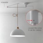 Hem & Trädgård > Belysning > Belysningsarmaturer > Taklampor Justerbar Järn Kuppel Hänglampa