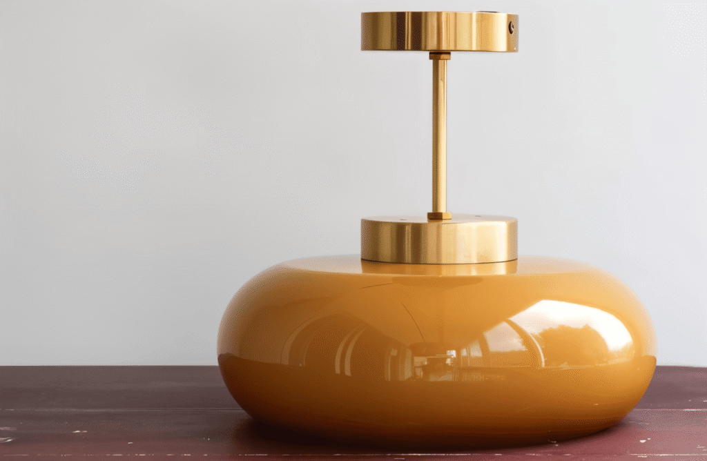 Hem & Trädgård > Belysning > Belysningsarmaturer > Taklampor Klassisk Gul Vintage Taklampa