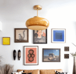 Hem & Trädgård > Belysning > Belysningsarmaturer > Taklampor Klassisk Gul Vintage Taklampa