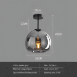 Hem & Trädgård > Belysning > Belysningsarmaturer > Taklampor LED-taklampa av glas