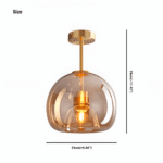 Hem & Trädgård > Belysning > Belysningsarmaturer > Taklampor LED-taklampa av glas