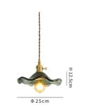 Hem & Trädgård > Belysning > Belysningsarmaturer > Taklampor Levande Glas Pendellampa med Kopparaccent