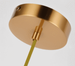 Hem & Trädgård > Belysning > Belysningsarmaturer > Taklampor Lyxig Pendellampa med Lotusblad i Guld