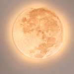 Hem & Trädgård > Belysning > Belysningsarmaturer > Taklampor Måne Rund LED Taklampa