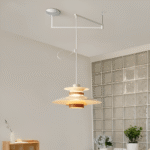 Hem & Trädgård > Belysning > Belysningsarmaturer > Taklampor Metall Trä Vipparm Hänglampa