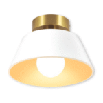 Hem & Trädgård > Belysning > Belysningsarmaturer > Taklampor Metallic Retro Svart & Vit LED Taklampa