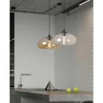 Hem & Trädgård > Belysning > Belysningsarmaturer > Taklampor Miro – Vintage glas taklampa