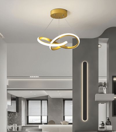 Hem & Trädgård > Belysning > Belysningsarmaturer > Taklampor Modern LED-taklampa Spirale