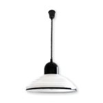 Hem & Trädgård > Belysning > Belysningsarmaturer > Taklampor Modern Metallhänglampa med Svart Fjäderkabel