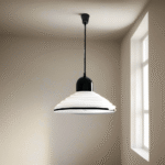 Hem & Trädgård > Belysning > Belysningsarmaturer > Taklampor Modern Metallhänglampa med Svart Fjäderkabel