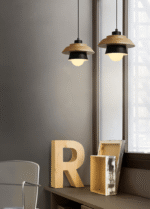 Hem & Trädgård > Belysning > Belysningsarmaturer > Taklampor Nordiskt trä & metall Macaron LED Hänglampa