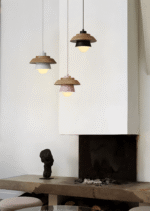 Hem & Trädgård > Belysning > Belysningsarmaturer > Taklampor Nordiskt trä & metall Macaron LED Hänglampa