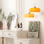 Hem & Trädgård > Belysning > Belysningsarmaturer > Taklampor Retro Minimalistisk Bauhaus Glas Pendellampa