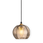 Hem & Trädgård > Belysning > Belysningsarmaturer > Taklampor Retro Modern Ribbad Glas Hänglampa