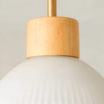 Hem & Trädgård > Belysning > Belysningsarmaturer > Taklampor Ribbad LED Taklampa i Glas