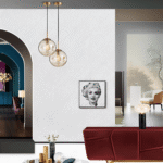 Hem & Trädgård > Belysning > Belysningsarmaturer > Taklampor Rund Champagne Grå Glas LED Pendellampa