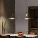 Hem & Trädgård > Belysning > Belysningsarmaturer > Taklampor Rund trädesign med hänglampor