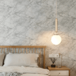 Hem & Trädgård > Belysning > Belysningsarmaturer > Taklampor Rund Vit Glas Skärm Hänglampa