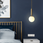 Hem & Trädgård > Belysning > Belysningsarmaturer > Taklampor Rund Vit Glas Skärm Hänglampa