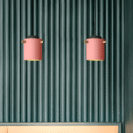 Hem & Trädgård > Belysning > Belysningsarmaturer > Taklampor Skandinavisk trä & järn Färgglad LED Hänglampa