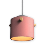 Hem & Trädgård > Belysning > Belysningsarmaturer > Taklampor Skandinavisk trä & järn Färgglad LED Hänglampa