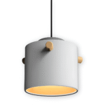 Hem & Trädgård > Belysning > Belysningsarmaturer > Taklampor Skandinavisk trä & järn Färgglad LED Hänglampa