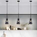 Hem & Trädgård > Belysning > Belysningsarmaturer > Taklampor Snygg Dubbelglas Pendellampa