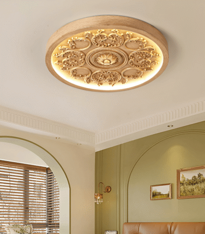 Hem & Trädgård > Belysning > Belysningsarmaturer > Taklampor Snygg Snidad Flora LED Taklampa