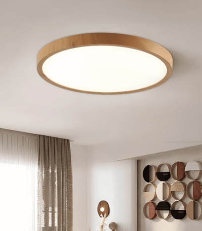 Hem & Trädgård > Belysning > Belysningsarmaturer > Taklampor Stilfull Rund Taklampa för Moderna Bostäder