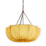 Hem & Trädgård > Belysning > Belysningsarmaturer > Taklampor Stoff Wabi-Sabi Stil Pendellampa