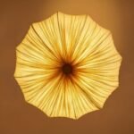 Hem & Trädgård > Belysning > Belysningsarmaturer > Taklampor Stoff Wabi-Sabi Stil Pendellampa