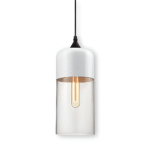 Hem & Trädgård > Belysning > Belysningsarmaturer > Taklampor Svart/Vit Glas Taklampor