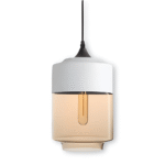 Hem & Trädgård > Belysning > Belysningsarmaturer > Taklampor Svart/Vit Glas Taklampor