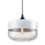 Hem & Trädgård > Belysning > Belysningsarmaturer > Taklampor Svart/Vit Glas Taklampor