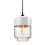 Hem & Trädgård > Belysning > Belysningsarmaturer > Taklampor Svart/Vit Glas Taklampor