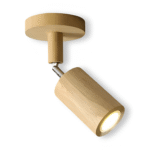 Hem & Trädgård > Belysning > Belysningsarmaturer > Taklampor Taklampa Cylindrisk Träspotlight