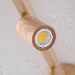 Hem & Trädgård > Belysning > Belysningsarmaturer > Taklampor Taklampa Cylindrisk Träspotlight