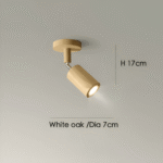 Hem & Trädgård > Belysning > Belysningsarmaturer > Taklampor Taklampa Cylindrisk Träspotlight