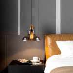 Hem & Trädgård > Belysning > Belysningsarmaturer > Taklampor Taklampa i rökt glas