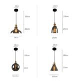 Hem & Trädgård > Belysning > Belysningsarmaturer > Taklampor Taklampa i rökt glas