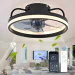 Hem & Trädgård > Hushållsapparater > Klimatanläggningar > Fläktar > Takfläktar Black Smart takfläkt med dimbar LED-lampa