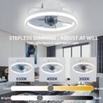 Hem & Trädgård > Hushållsapparater > Klimatanläggningar > Fläktar > Takfläktar Smart takfläkt med dimbar LED-lampa