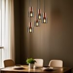 Hus & Trädgård > Belysning > Belysningsarmaturer > Taklampor Modern Cylindrisk LED-Pendellampa Tillverkad av Robust Glas