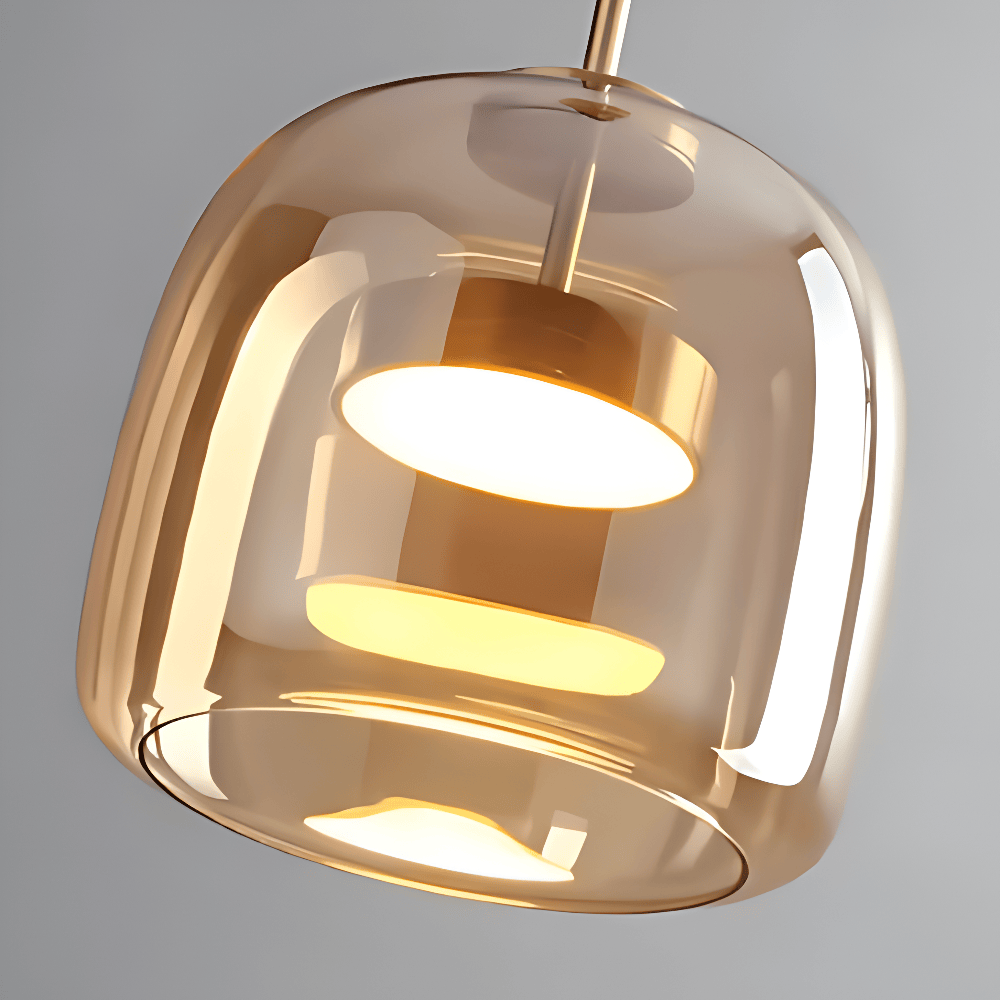 Hus & Trädgård > Belysning > Belysningsarmaturer > Taklampor Moderna Glaspendellampor