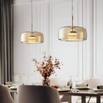 Hus & Trädgård > Belysning > Belysningsarmaturer > Taklampor Moderna Glaspendellampor