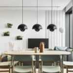 Hus & Trädgård > Belysning > Belysningsarmaturer > Taklampor Nordisk Inspirerad Metall Pendellampa